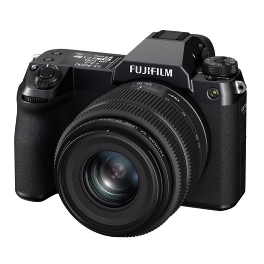 FUJIFILM GFX 50S II Medium Format Mirrorless Camera with 35-70mm f/4.5-5.6 WR Lens Kit, 51.4MP CMOS Sensor, Full HD 1080p Video, 30fps Electronic Shutter, Film Simulation Modes, Tilting Touchscreen LCD