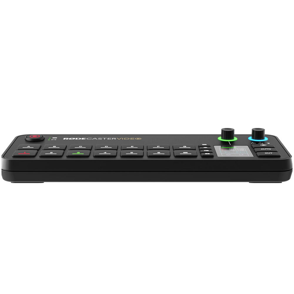 RODE RODECaster Video All-In-One Console Switcher w/ Integrated Audio Mixer, Supports Up to 1080p60 Resolution, RTMP Streaming, Aphex VoxLab Audio Processing, Bluetooth & Wi-Fi Connection for Broadcasting, Live Recording & Content Creation