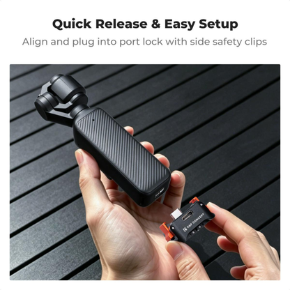 K&F Concept Type-C Charging Mount Adapter for DJI Osmo Pocket 4/3