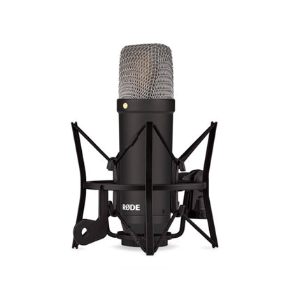 Rode NT1 Signature Cardioid Condenser Studio Microphone with HF6 1" Large Diaphragm Capsule, XLR 3-Pin Output, Phantom Powered for Recording, Podcasting, Live Streaming