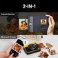KODAK Mini Shot 3 RETRO 2 in 1 Instant Camera and Photo Printer Kit Bundle 3" x 3" Prints, 8 + 60 Sheets with Accessories, 1.77" LCD Display, 4PASS Print Technology, Bluetooth Printing via Mobile Smartphone App | C300R