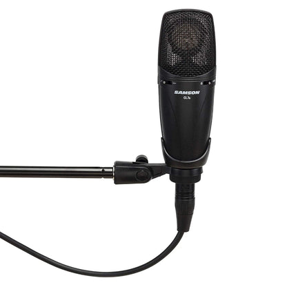 Samson CL8A CL7A Multi-Pattern Condenser Microphone with Swivel Mount for Home & Professiol Studios, Live Vocals, Podcasts, Recordings, Acoustics w/ 20Hz to 20kHz Frequency Response, 48V Phantom Power & Gold-Plated 3-Pin XLR Connector