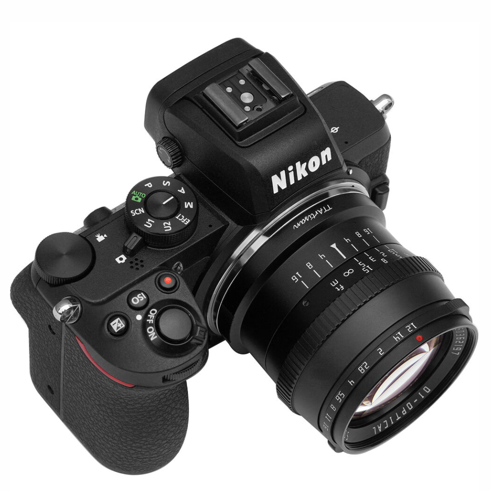 TTArtisan 50mm F/1.2 APS-C Format Nikon Z Mount Portrait Prime Lens Large Aperture Sonr Optical Design Full Metal Body, MF Manual Focus, 19.2" Focus Distance, Clicked Aperture Ring for Smooth Bokeh & Low Light Photography | Black