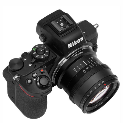 TTArtisan 50mm F/1.2 APS-C Format Nikon Z Mount Portrait Prime Lens Large Aperture Sonr Optical Design Full Metal Body, MF Manual Focus, 19.2" Focus Distance, Clicked Aperture Ring for Smooth Bokeh & Low Light Photography | Black