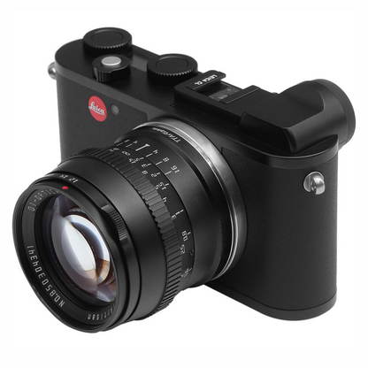 TTArtisan 50mm F/1.2 APS-C Format Leica L Mount Portrait Prime Lens Large Aperture Sonr Optical Design Full Metal Body, MF Manual Focus, 19.2" Focus Distance, Clicked Aperture Ring for Smooth Bokeh & Low Light Photography | Black, Silver