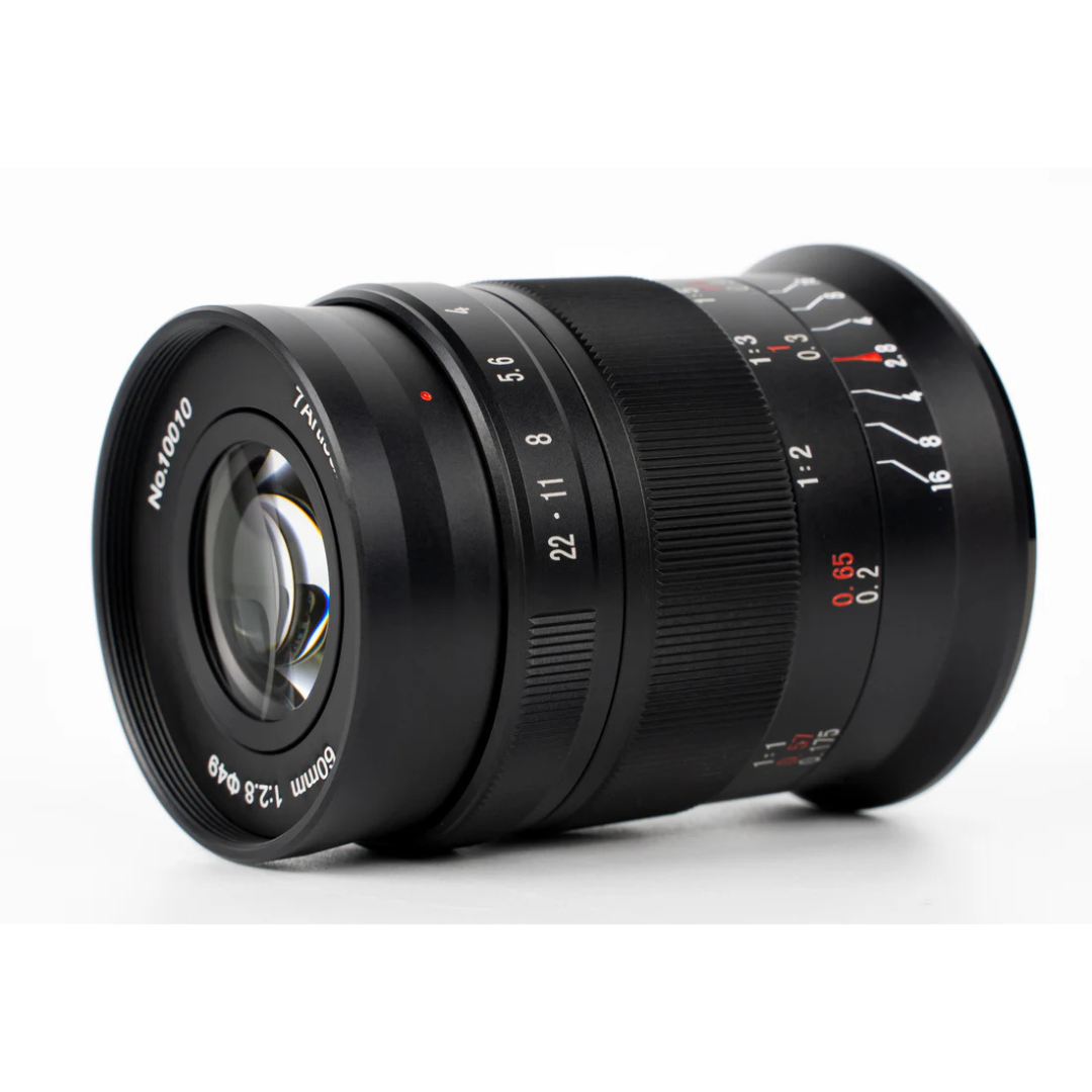 7Artisans 60mm F/2.8 Mark II APS-C Format Nikon Z Mount Macro Telephoto Prime Lens MF Manual Focus for Mirrorless Cameras
