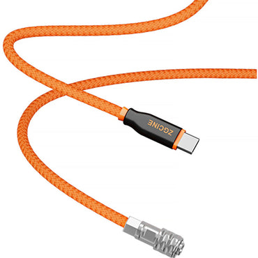 ZGCINE D-Tap / USB Type C to BMPCC Power Cable 12V IN/OUT for Blackmagic Pocket Cinema Camera 4K / 6K Weipu 2-Pin Plug Connector with Nylon Braided, Overcharging Short-Circuit Protection for Video Recording & Production | PD-BMD | DT-BMD
