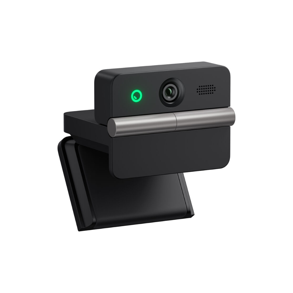 OBSBOT Meet Flip AI-Powered Foldable 4K Webcam w/ AI Framing, Eye Tracking, Dual Mics, Teleprompter