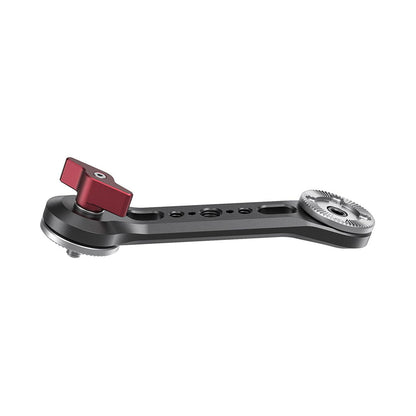 SmallRig Extension Arm with ARRI Rosette with 3.88" Extension and 1/4"-20 Threads and 3/8"-16 Threads with Anti-Twist Divots Compatible Mounting For Camera Shoulder Black 1684C