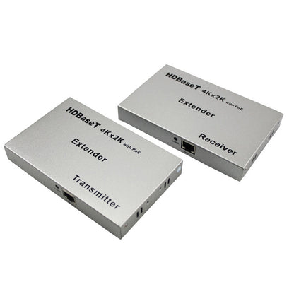 ArgoX 4K HDMI 1.4 HDBaseT Extender Transmitter and Receiver Set with 100m Range, 3D Video Support, RJ45 Ethernet PoE, IR Remote Control, and RS232 Serial Port | HDES07