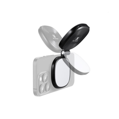 K&F Concept Magnetic Phone Fill Light with Built-in Mirror | Black / White