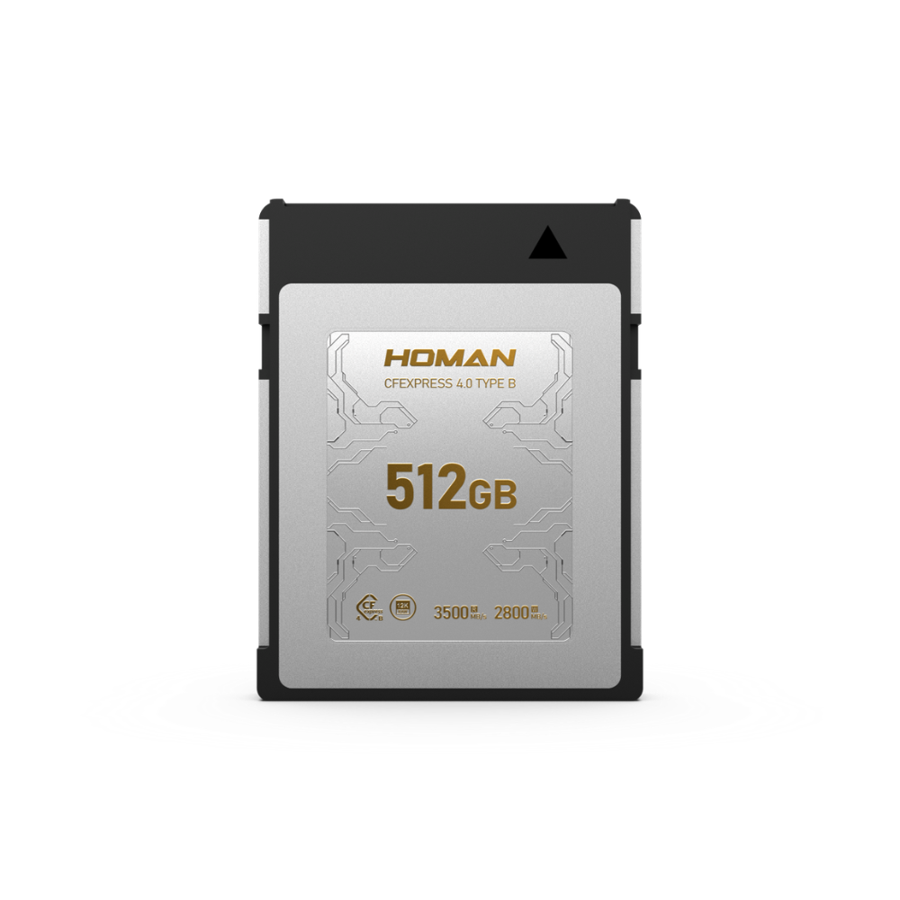 HOMAN 1TB 512GB 256GB CFExpress 4.0 Type B Memory Card VPG 400 12K RAW Support with 3500MB/s Read | up to 3100MB/s Write Speeds