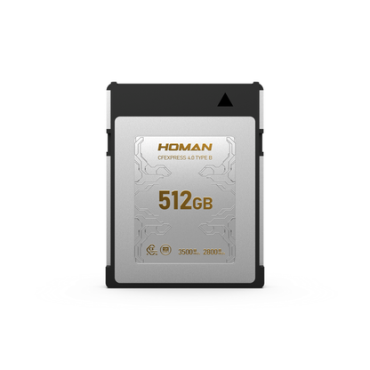 HOMAN 1TB 512GB 256GB CFExpress 4.0 Type B Memory Card VPG 400 12K RAW Support with 3500MB/s Read | up to 3100MB/s Write Speeds