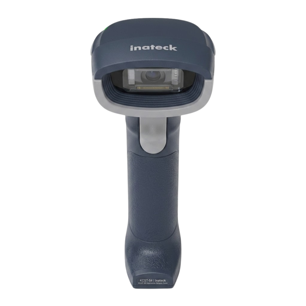 Inateck BCST-54 1D 2D Wireless Barcode Scanner with Smart Base, Bluetooth & 2.4G Wireless, Screen Scanning CMOS Sensor, High-Speed Decoding