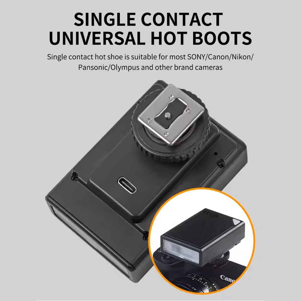 Pxel QU-13 Universal Mini On-Camera Flash
