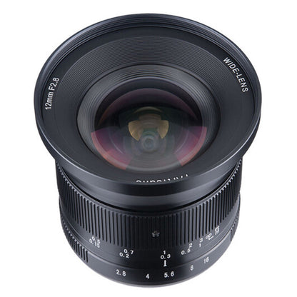 7Artisans 12mm F/2.8 Mark II APS-C Format Sony E Mount Wide Angle Prime Lens MF Manual Focus Large Aperture for Mirrorless Cameras