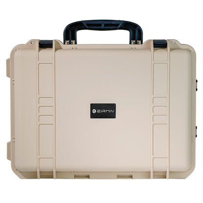 Eirmai R600 Durable and Waterproof Suitcase Hardcase with 2 Customizable Detachable Sponges for Cameras, Drones, and Accessories - Available Color