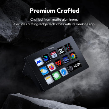 Ulanzi U-Studio D200H | D200 Stream Deck Controller with 13 Customizable LCD Keys, Multi-Docking Ports, One Click Configuration and Lightmaster App Support, Plug and Play for PC Desktop Computer | | JG Superstore