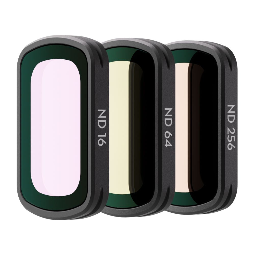 DJI Osmo Pocket 3 Magnetic ND Filter Set with ND16, ND64, ND256 Lens Filters, and Protective Carry Case