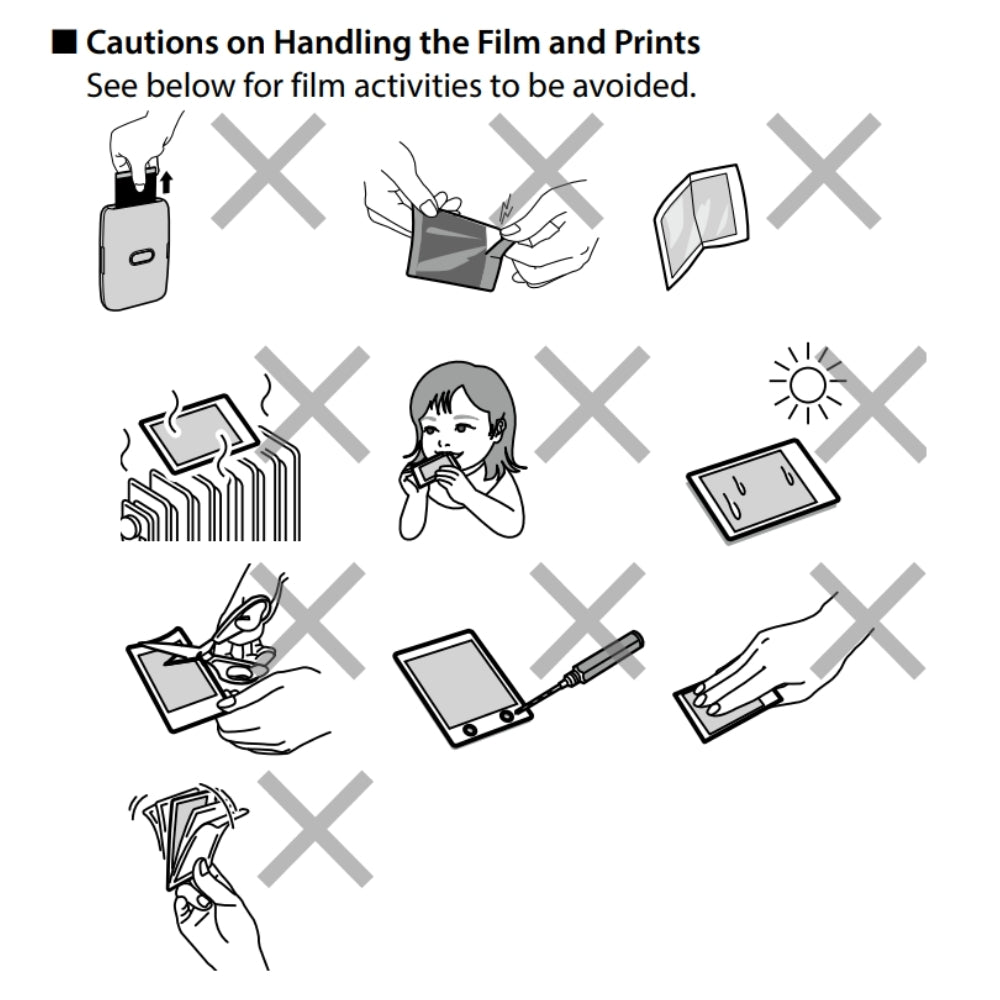 FUJIFILM Instax Square Monochrome Film Pack with 10 Sheets for Instax Square Instant Camera