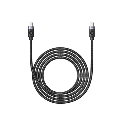 [CLEARANCE] ORICO-C2CZ 1m USB C-to-C PD 100W Fast Charging Aluminum Alloy + TPE + Woven Cable with 480 Mbps Transmission Speed for Smartphones Cameras Printers Hard Drives | Black