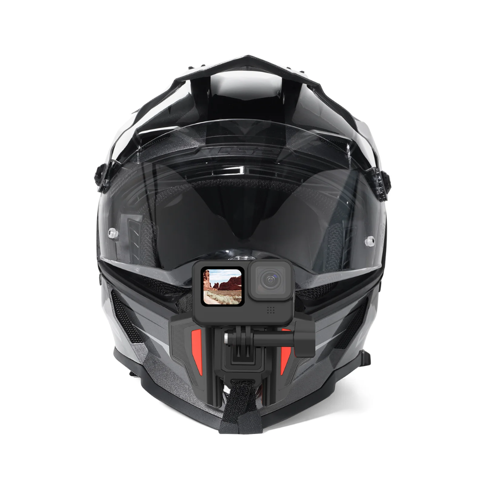 TELESIN Motorcycle Helmet Chin Strap Mount for GOPRO DJI Insta360 Action Cameras