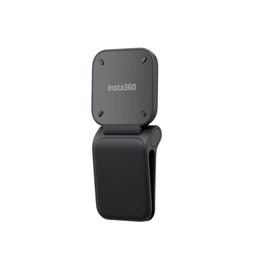 Insta360 GO Ultra Action Camera Portable Magnetic Easy Clip for Hands Free POV Shooting with 180° Adjustable Angle and Soft Silicone Padding CINSBBEC