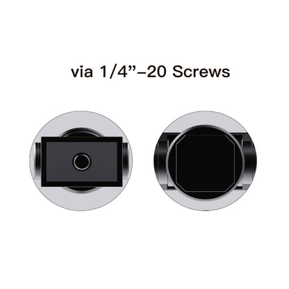 [CLEARANCE] Accsoon AA-01 Aluminum 1/4" Adjustable Cold Shoe Mount Adapter for Videography & Photography Camera Accessories, Video Light, Microphone, Field Display Monitor, Phone Holder