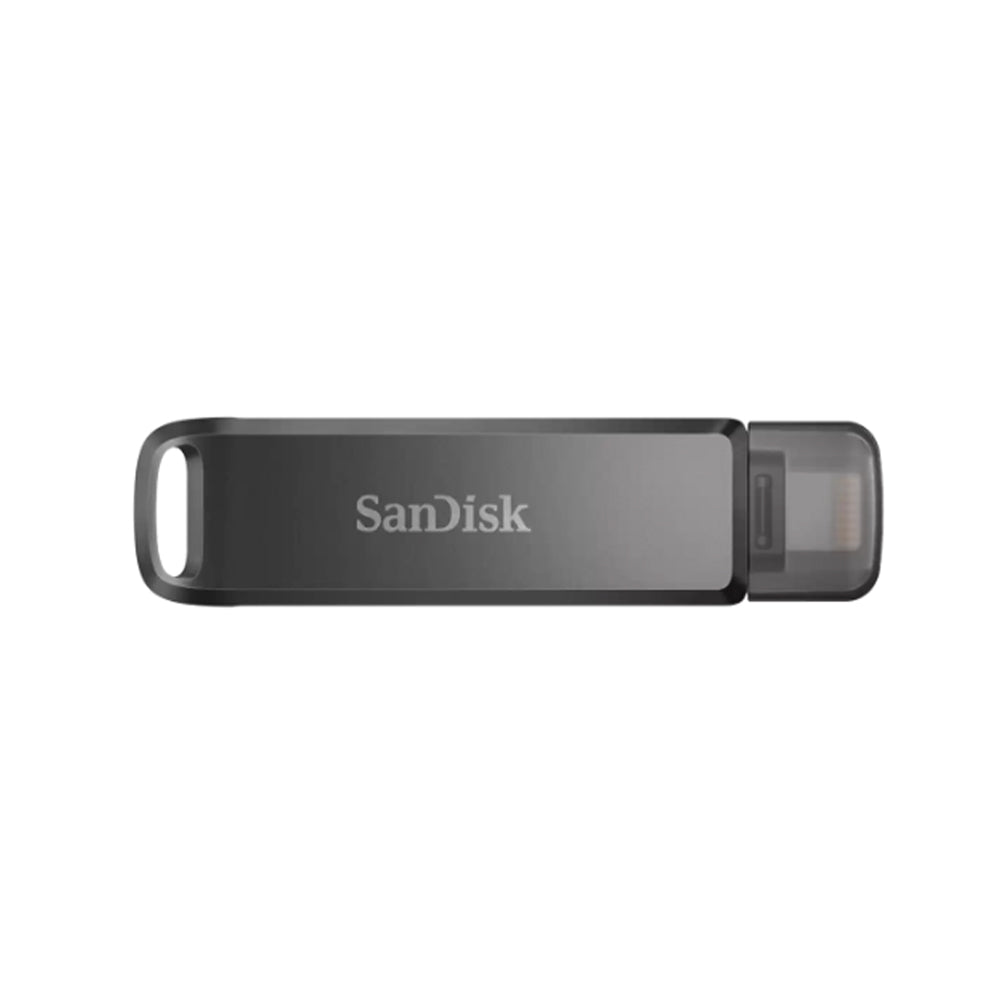 SanDisk iXpand Luxe 64GB 128GB 256GB USB 3.2 Gen 1 Type-C and Lightning OTG Flash Drive with Password Protection and PC Computer Mobile OS Support