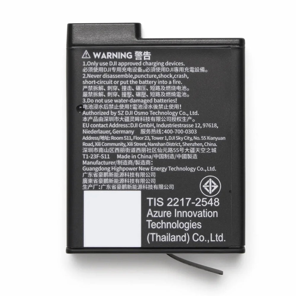 DJI OSMO Extreme Battery Plus for Osmo 360 / Osmo 360 II with 2150mAh Capacity