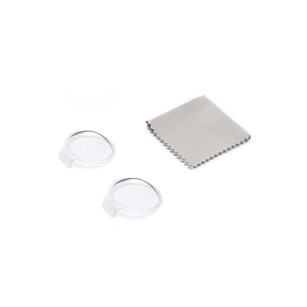 DJI 2pcs Transparent Lens Protector for OSMO 360 / 360 II Action Camera with Cleaning Cloth