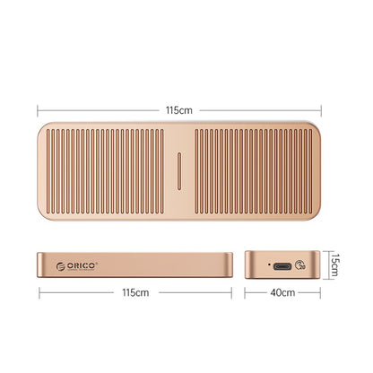 [CLEARANCE] ORICO M.2 NVME SSD Solid State Drive Enclosure with USB 3.2 Gen2 x2 Type-C Interface, 20Gbps Transfer Rate, 4TB Max Capacity with UASP TRIM Function for Smartphone PC Desktop Laptop | M223C3-G4