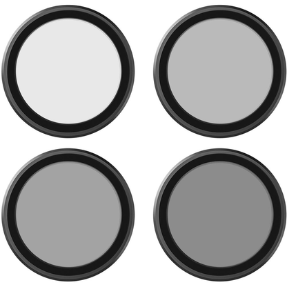 TELESIN ND8 ND16 ND32 + CPL Lens Filter Kit for DJI Osmo Action 3 / 4 / 5 / 5 Pro