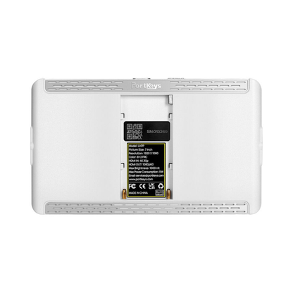 PORTKEYS LH7P 7" High-Bright Touchscreen Monitor with Wireless Control Black | White