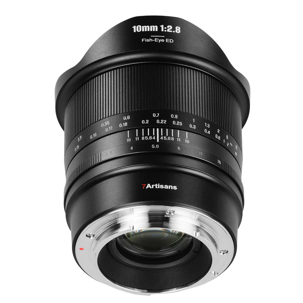 7Artisans 10mm F/2.8 Mark II Full Frame Format Canon RF Mount Ultra Wide Angle Fisheye Prime Lens MF Manual Focus Large Aperture for EOS R EOS R3 EOS RP EOS R5 EOS R6 Mirrorless Cameras