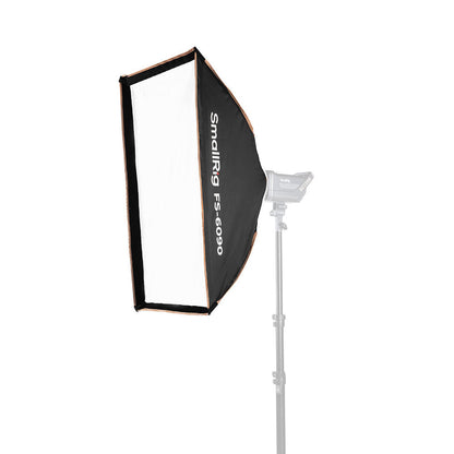 SmallRig Quick-Setup Folding Strip Softbox 60 x 90cm & 30 x 120cm  with Bowens Mount, Honeycomb Grid & Dual Diffusers, Portable Durable for for Studio Lighting Photography & Videography | 5369 | 5370