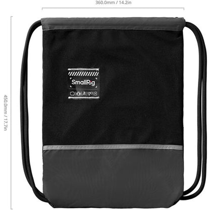 SmallRig Drawstring Backpack Water-Resistant, Ultralight Camera Gear Bag with Adjustable Rope Straps & Built-In Storage Pocket | 5342 | 5343