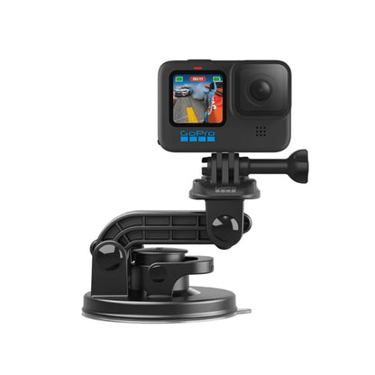 GoPro Suction Cup Mount with 3.4 Diameter, Standard and QR Quick Release Bases and Adjustable Arms for HERO 12 / 11 / 11 Mini / 10 / 9 and Legacy Action Cameras | AUCMT-302