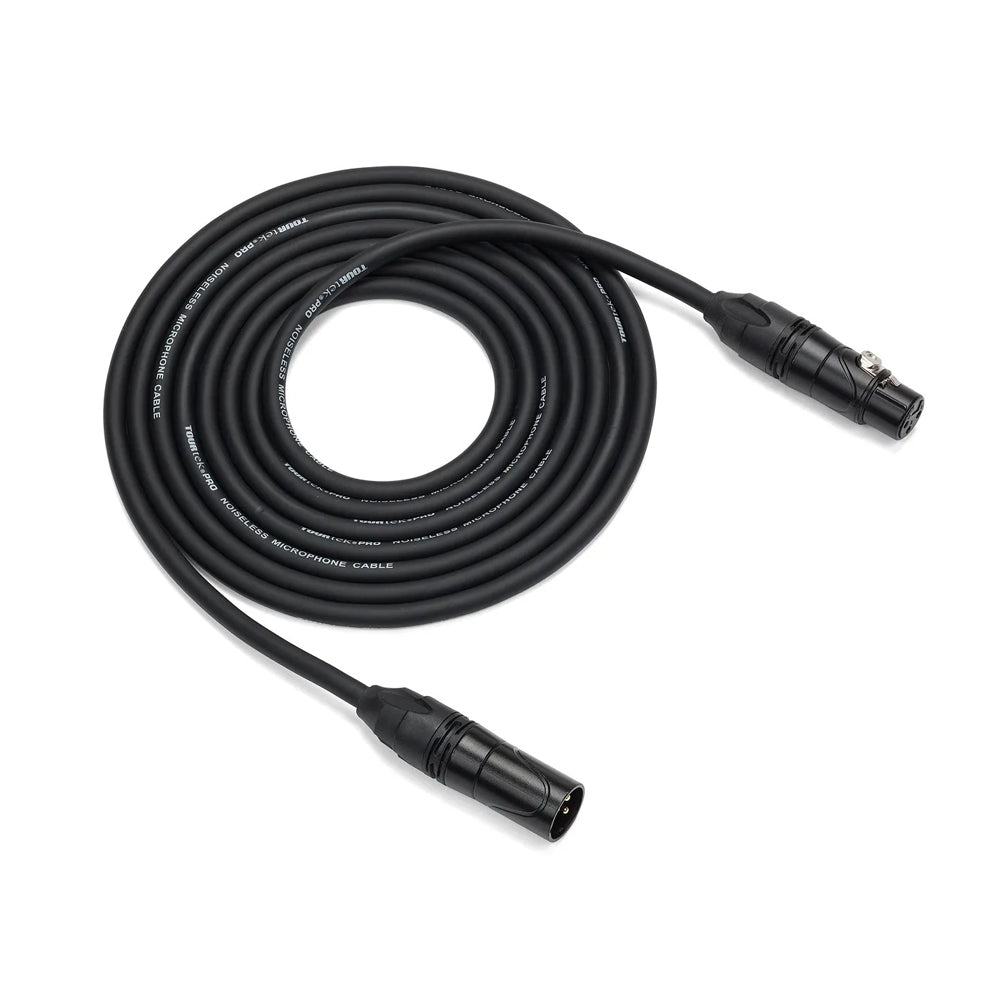 Samson TOURtek PRO 15 Meters 3 Pin XLR Male to Female Microphone Audio Cable with PVC Jacket, Gold Plated Neutrik Connectors and Copper Mesh Shielding | ESATPM50