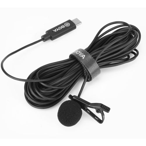[CLEARANCE] Boya BY-M3 Digital Lavalier Microphone for Type C Android Smartphone Podcast Vlog Interview Audio Video Record Mic Vlogging