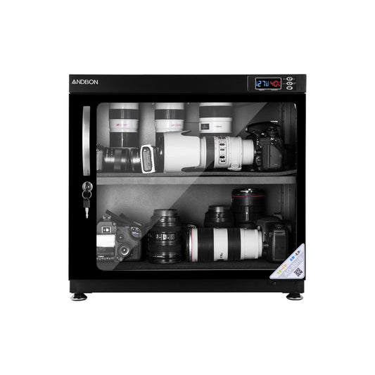 Andbon AD-80HS Horizontal Dry Cabinet Box 80L Liters Digital Display with Automatic Humidity Controller