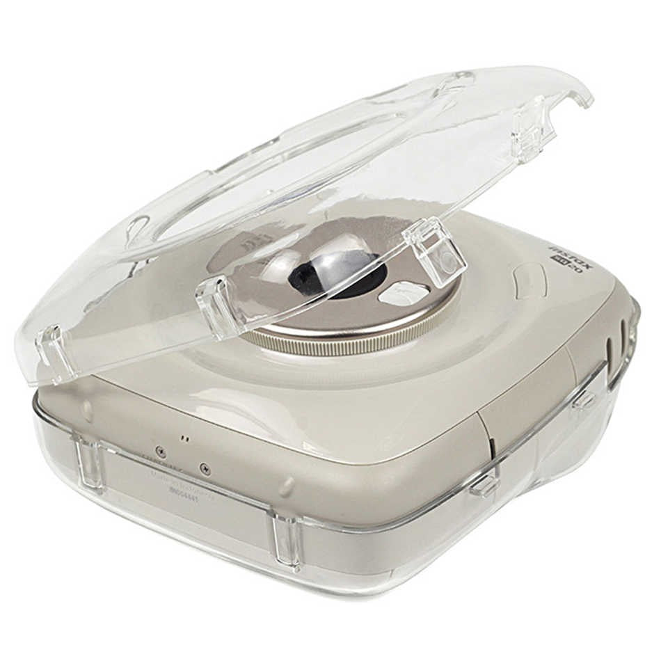 [CLEARANCE] Pikxi CSQ20 Fujifilm Instax Square SQ20 Instant Camera Clear Transparent Case White