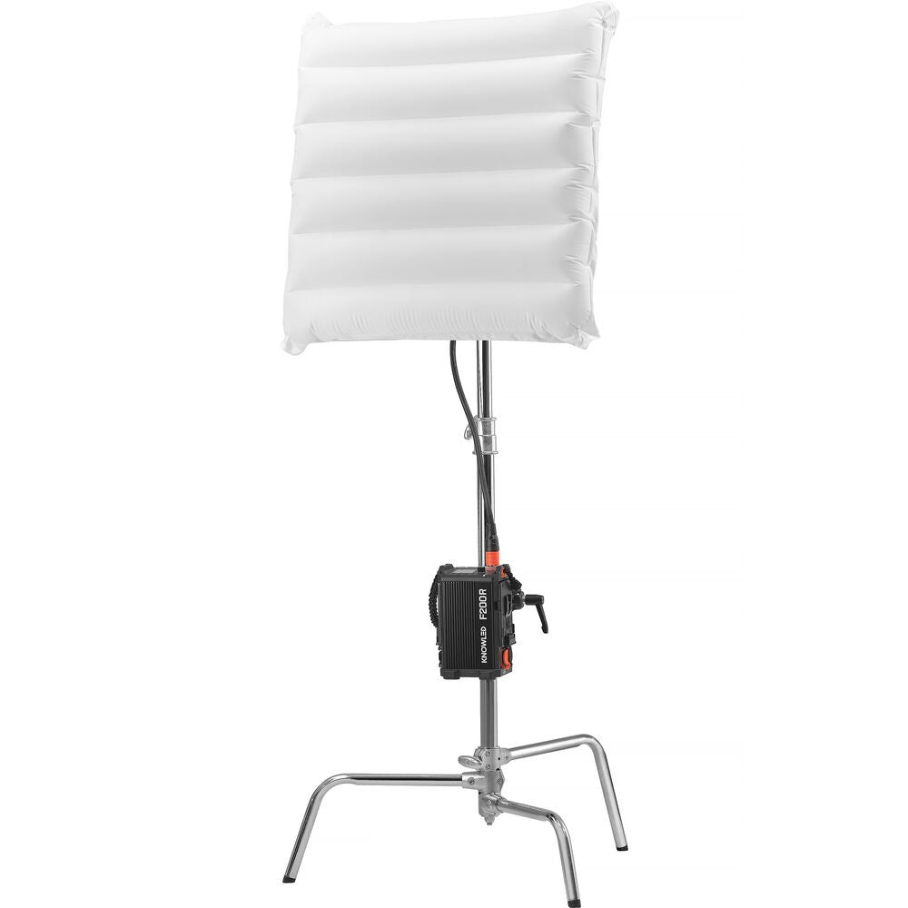 Godox Air Inflatable Softbox Set Kit Bundle for KNOWLED RGB Flexible Video Light Mat, Hook-and-Loop Attachment Accessory & Bendable Grid Cover