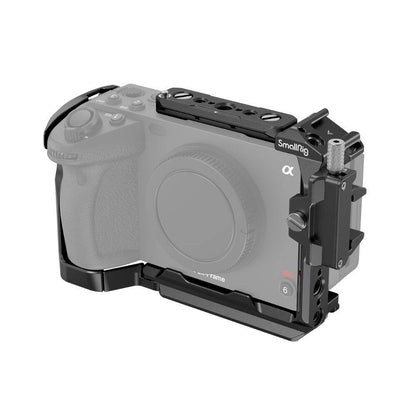 SmallRig Full Camera Cage for Sony FX30 / FX3 with XLR Extension Handle, Detachable TO Rail, HDMI Cable Clamp, Arca-Type Quick Release Base Plate, Cold Shoe Mount, ARRI, 1/4"-20 and 3/8"-16 Holes for Attachments and Accessories