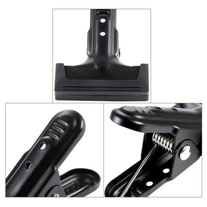 Pxel AA-CH1 Heavy Duty Flat Muslin Spring Clamps Clips for Photo Studio Backdrops Backgrounds Reflector