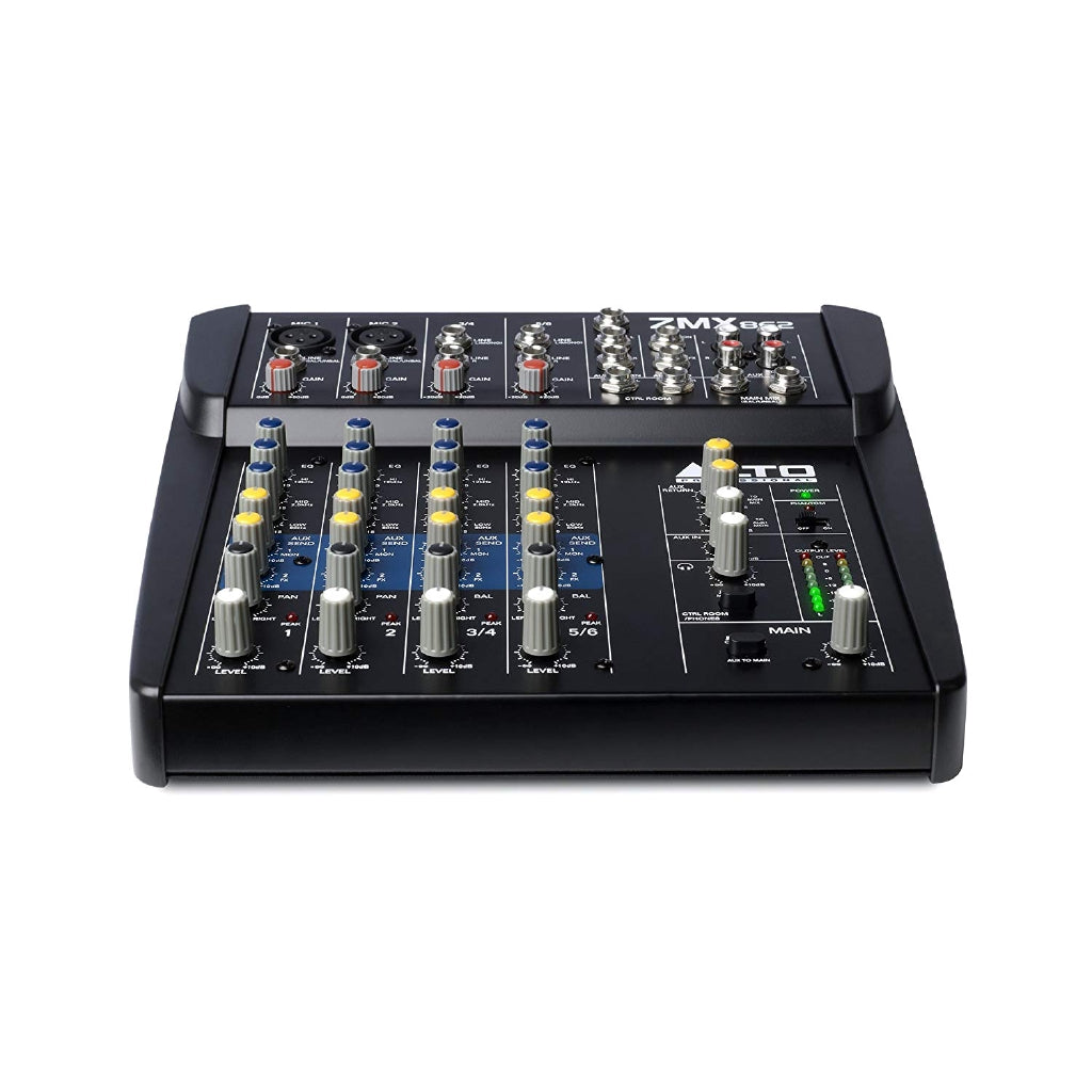 Alto Professional ZMX862 Zephyr Series 6-Channel Compact Sound Reinforcement Mixer