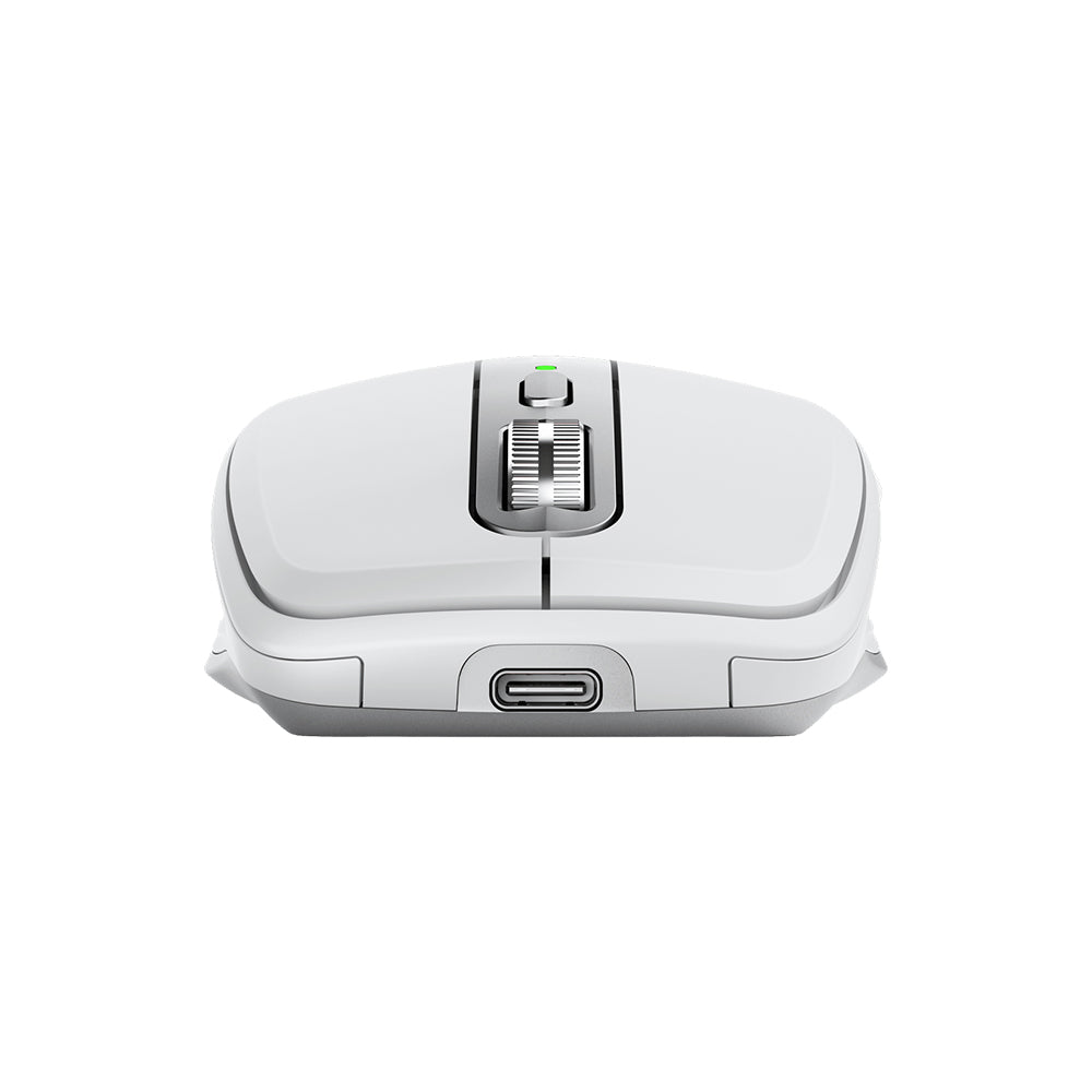[CLEARANCE] Logitech MX Anywhere 3 Wireless Mouse Type C with 2.4GHz Bluetooth Connection, 4000 DPI, Ultra-Fast Scrolling, and Up to 70 days Battery Life for Chrome OS, Linux, Mac, Windows, iPadOS - Variation - Pale Gray for Mac