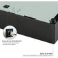 LogicOwl OJ-405E Cash Drawer Box for POS Safekeeping Grocery Store Shop Cashier Register | 5 bills 8 coins with 2 Keys