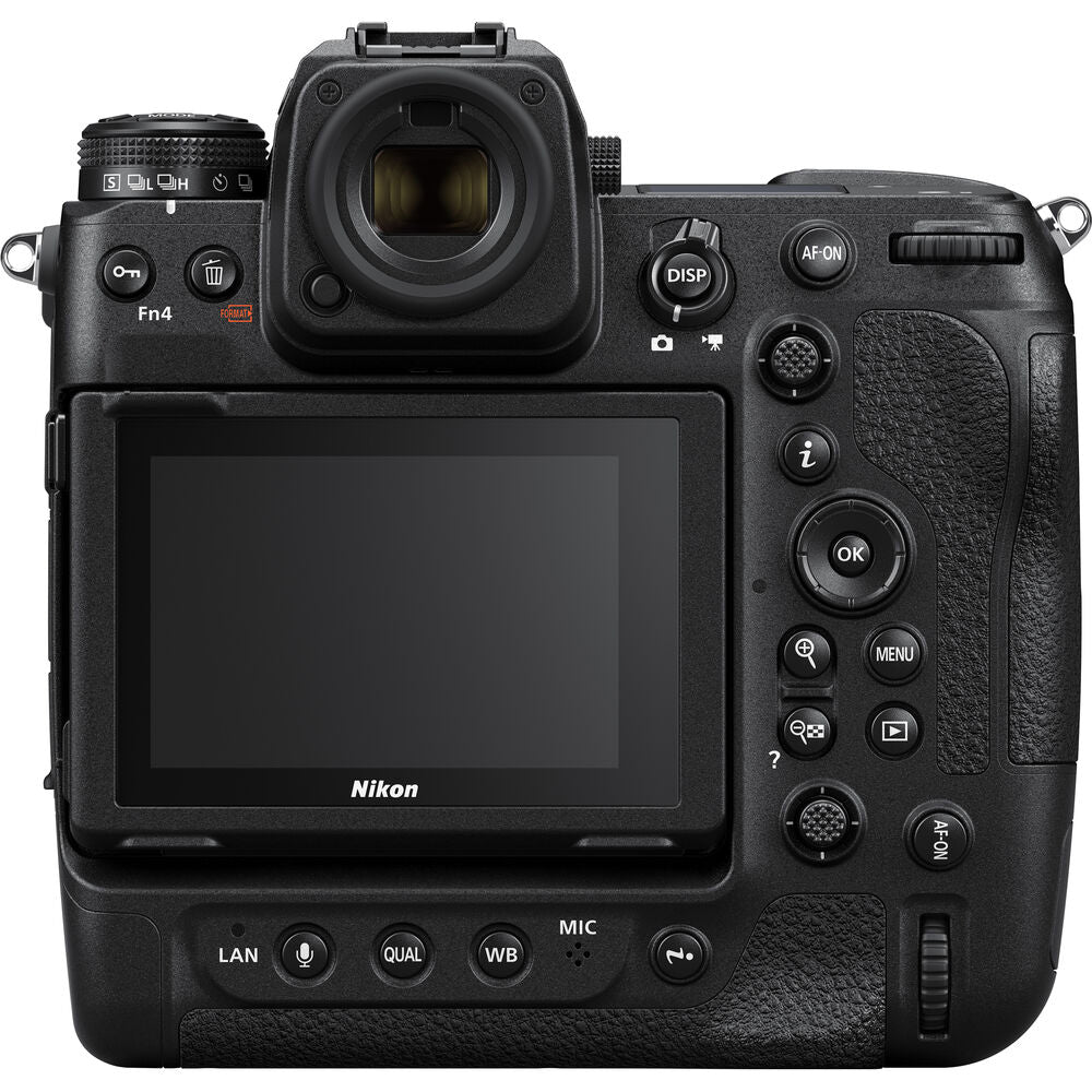Nikon Z Series Z9 Mirrorless Camera with 45.7 Megapixel FX Full Frame Format Stacked Sensor, 8K 60fps Video Recording, Integrated Vertical Grip, and AI Based Subject Detection Auto Focus - Body Only