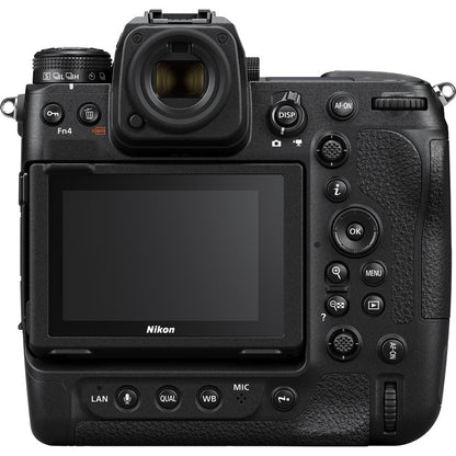 Nikon Z Series Z9 Mirrorless Camera with 45.7 Megapixel FX Full Frame Format Stacked Sensor, 8K 60fps Video Recording, Integrated Vertical Grip, and AI Based Subject Detection Auto Focus - Body Only